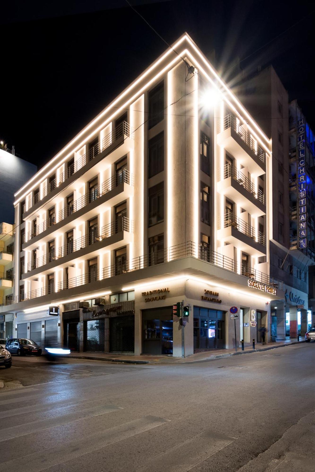 Socrates Fully Equipped Apartments With Unique Design Athena Bagian luar foto